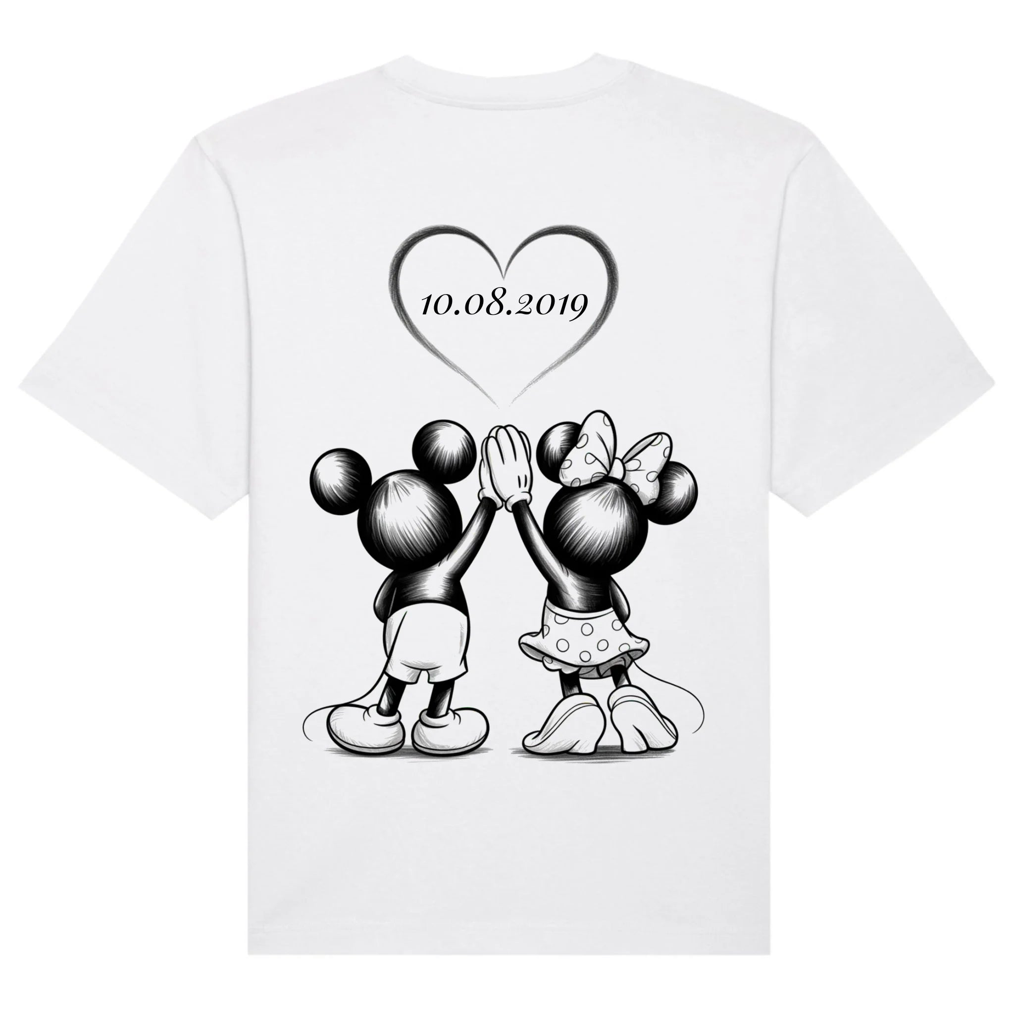 mockup shirt back white