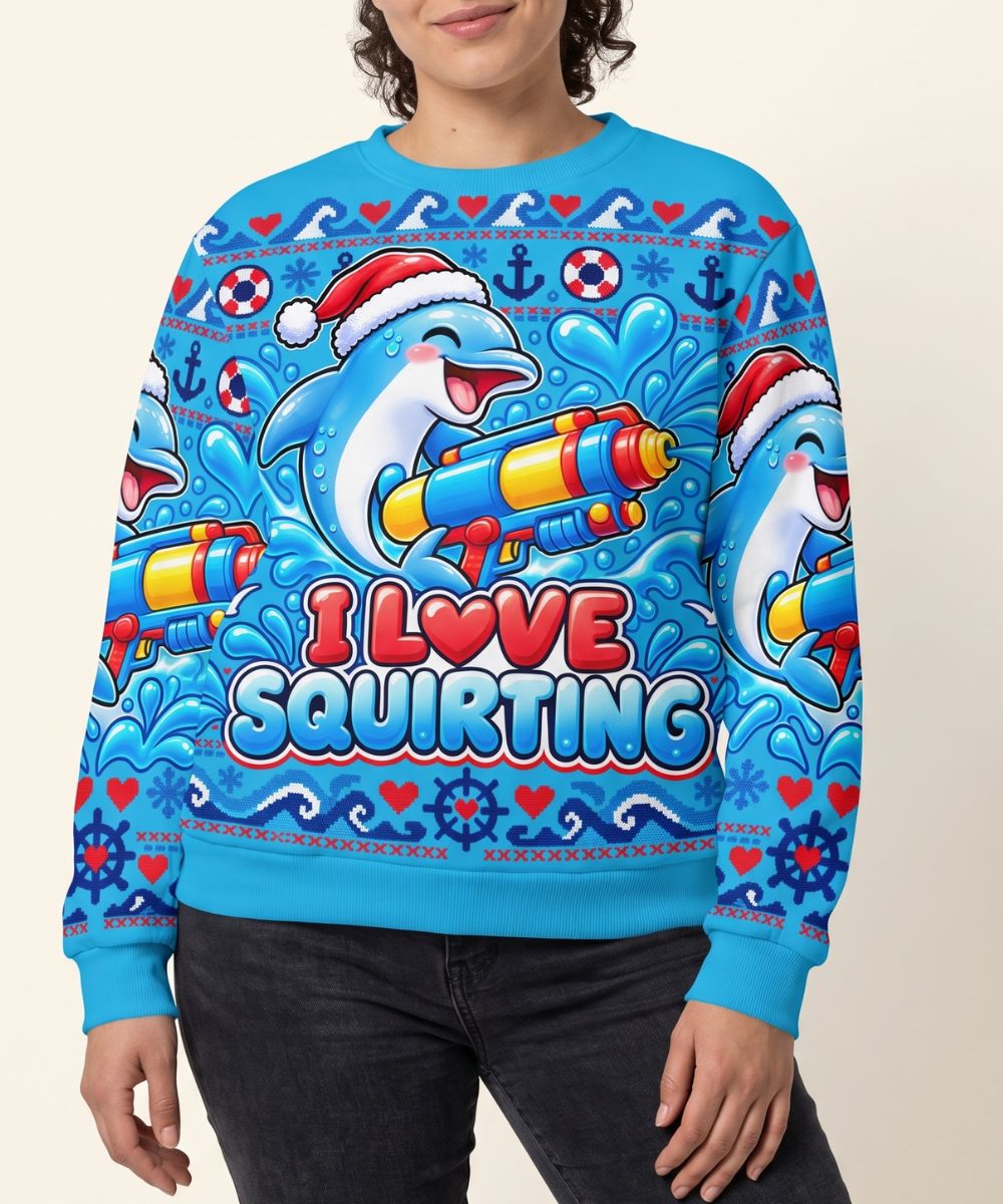 I LOVE SQUIRTING - Signature Christmas Sweater