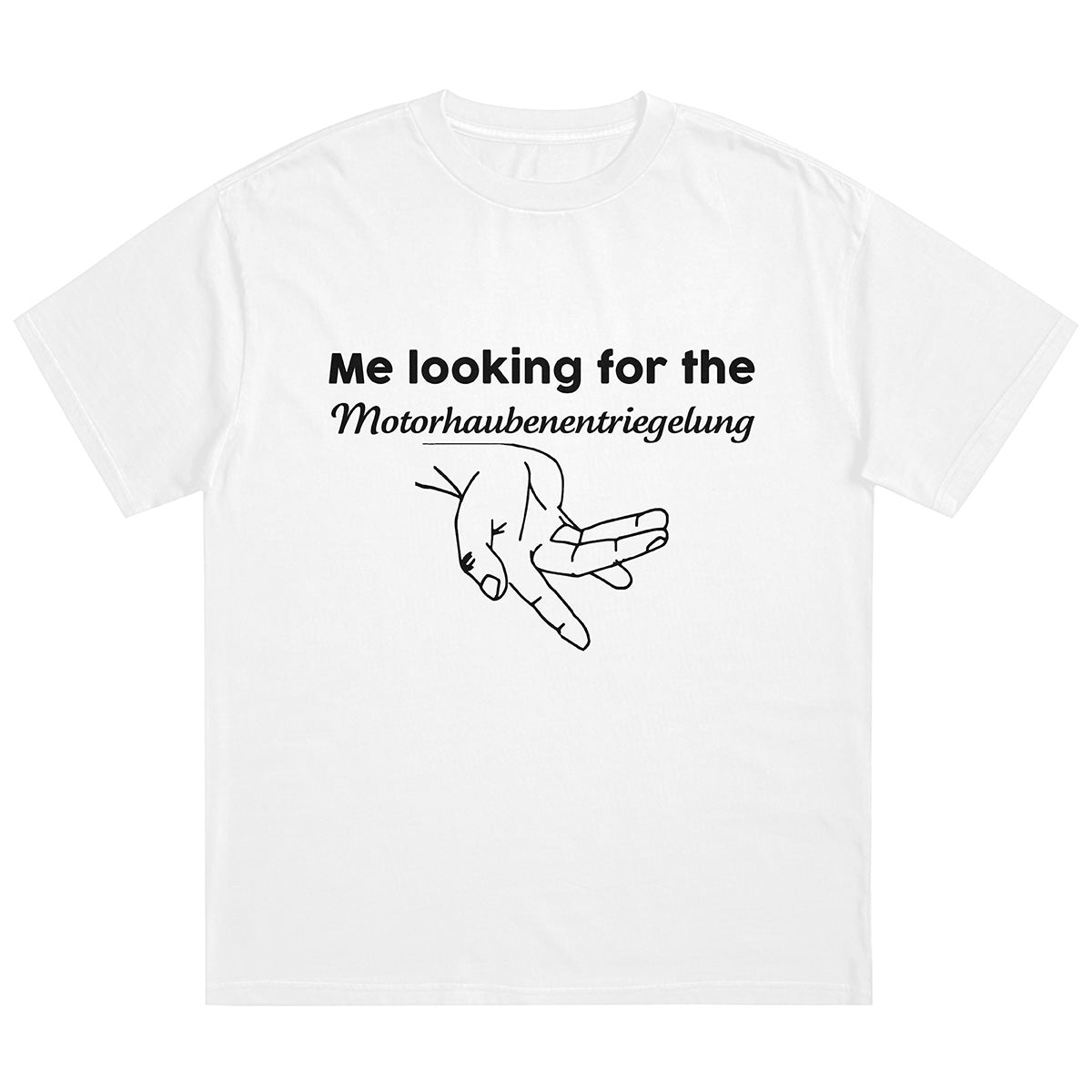 MOTORHAUBENENTRIEGELUNG - T-Shirt Unisex