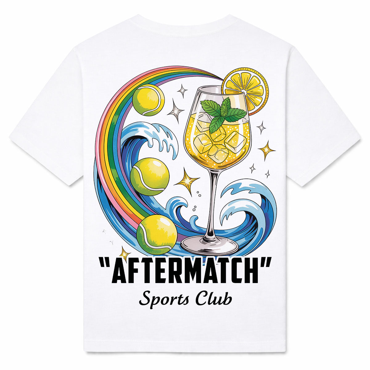 AFTERMATCH SPORTS CLUB - Premium T-Shirt Backprint