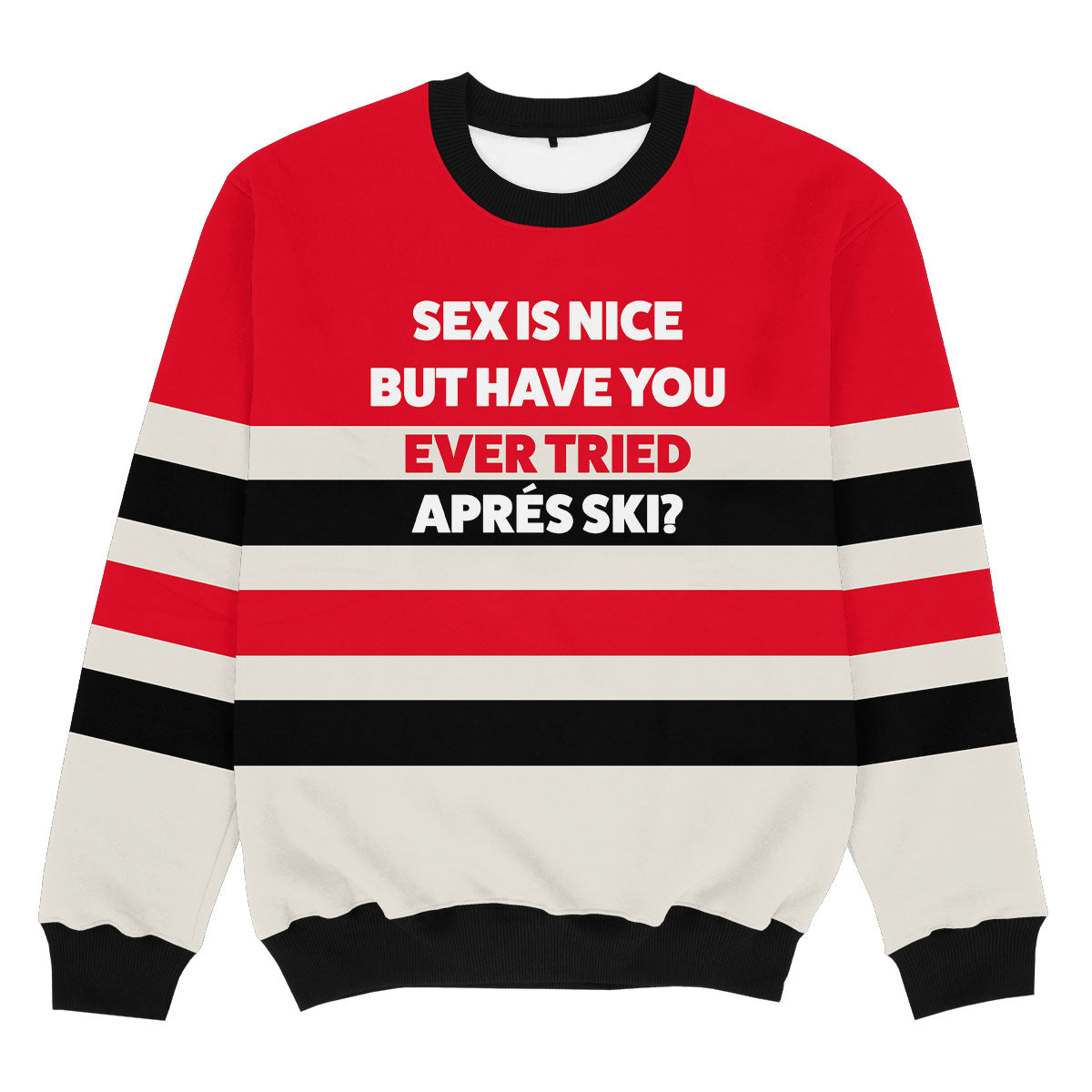 SEX IS NICE APRES SKI - Premium Fullprint Sweater