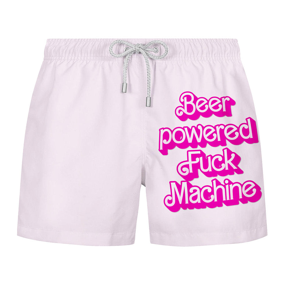 BEER POWERED F MACHINE - Premium Badeshort Fullprint