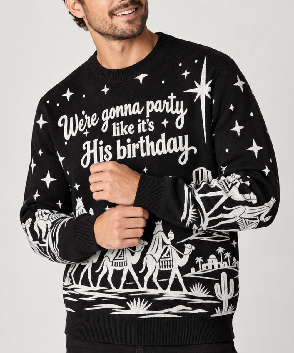 WE'RE GONNA PARTY - Signature Christmas Sweater