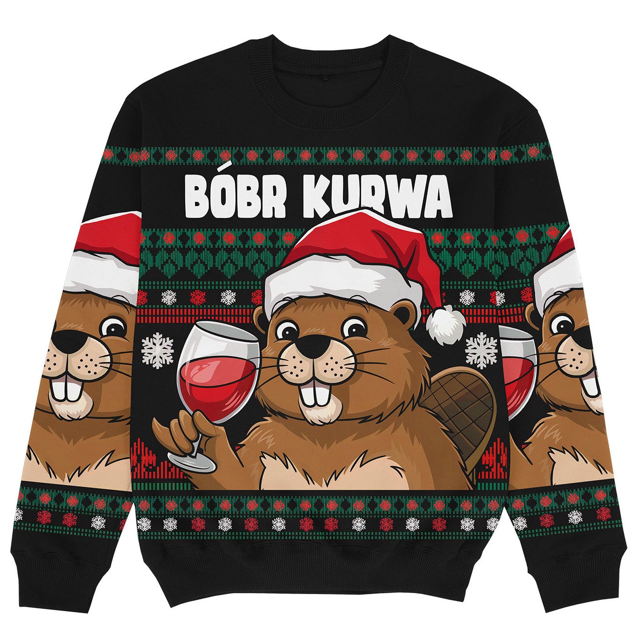 BOBR KURWA WEIN - Christmas Ugly Sweater
