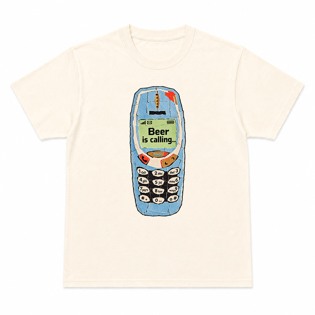 BEER IS CALLING - Camiseta Premium Unisex