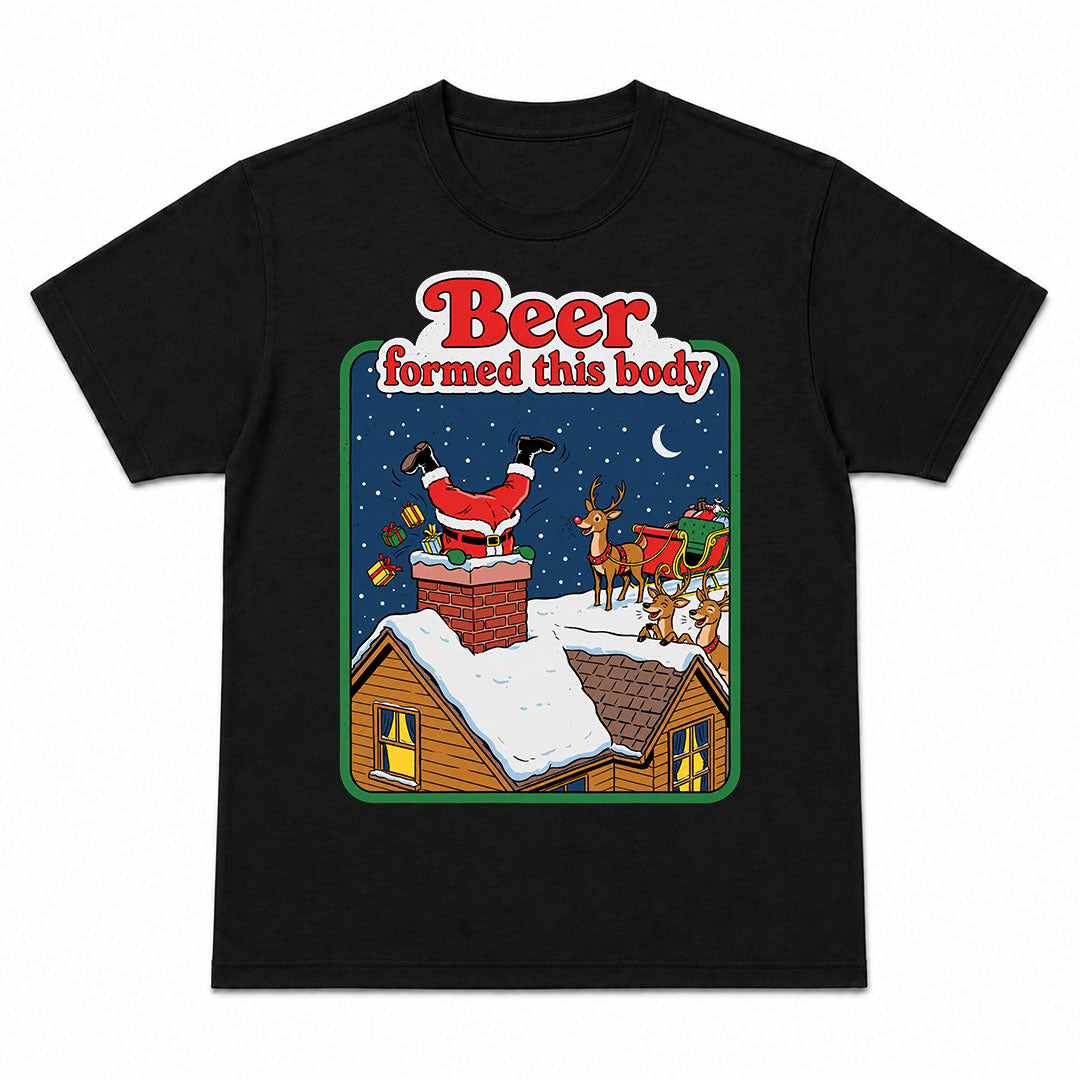 BEER FORMED THIS BODY - Kerst T-Shirt