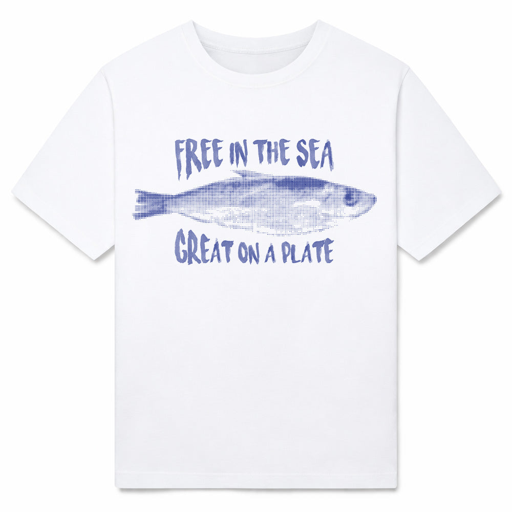 FREE IN THE SEA SARDINE - Premium T-Shirt Unisex