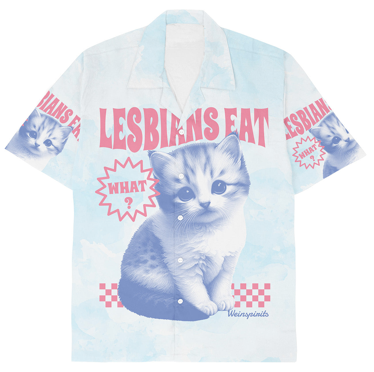 LESBIANS EAT WHAT - Hawaiihemd