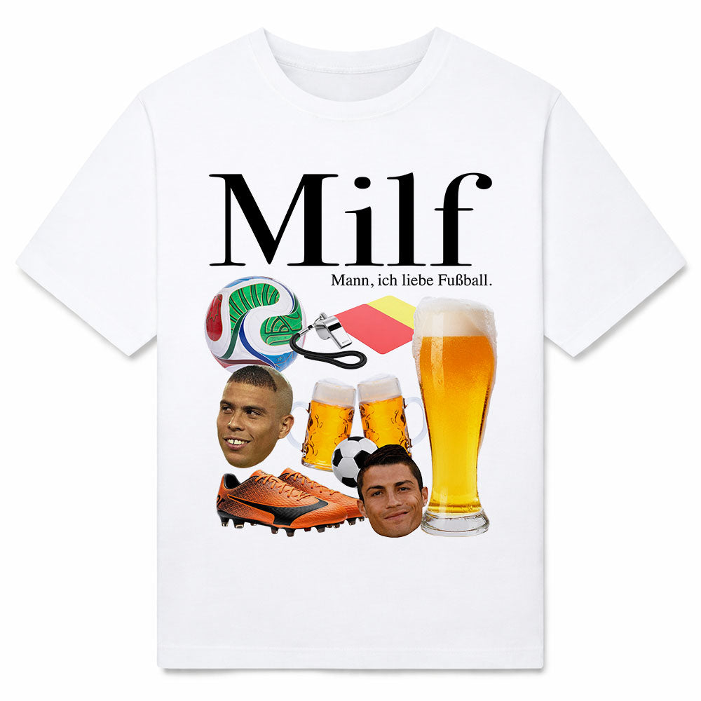 MILF FUßBALL - Premium T-Shirt Unisex