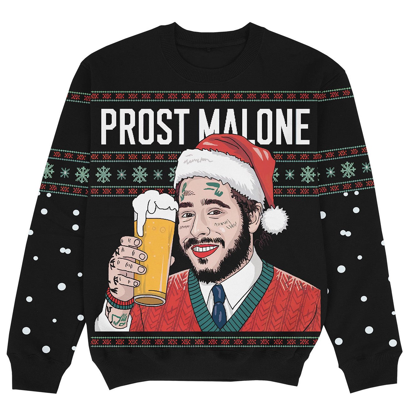 Prost Malone - Christmas Ugly Sweater