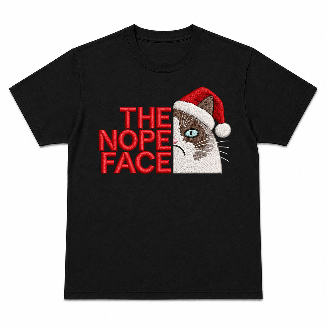 THE NOPE FACE - T-Shirt de Noël
