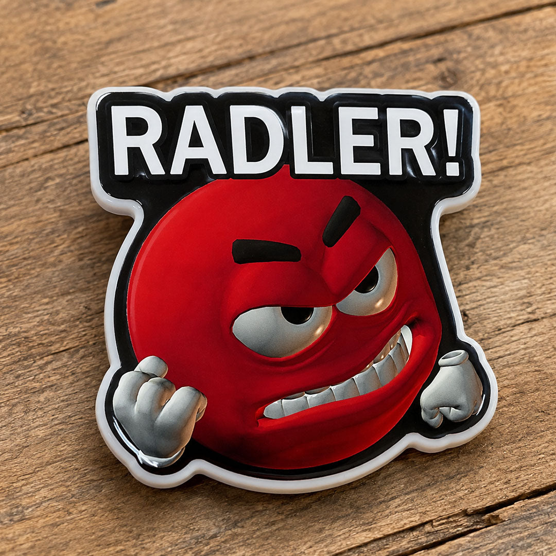 RADLER MEME - Trachten-Anstecker