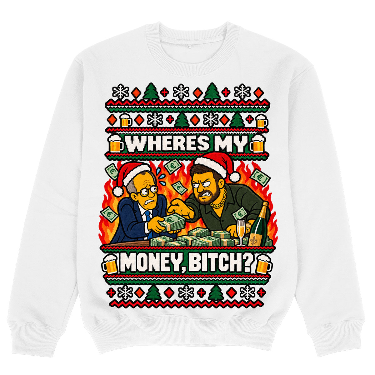 WHERE'S MY MONEY - Sudadera Premium