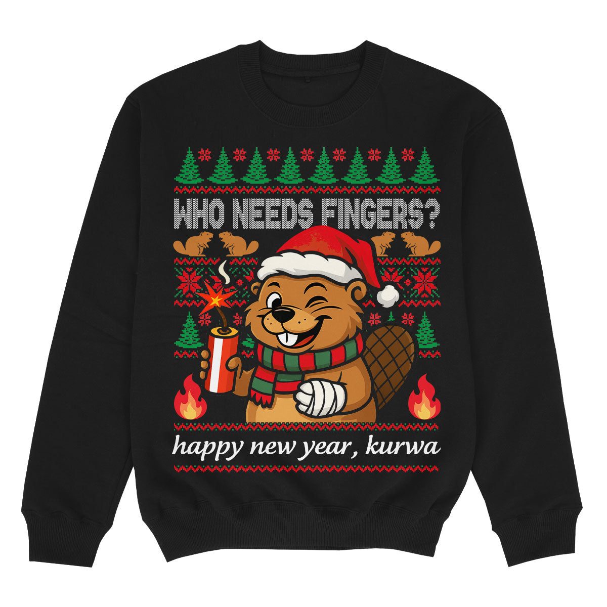 WHO NEEDS FINGERS - Premium Sweater
