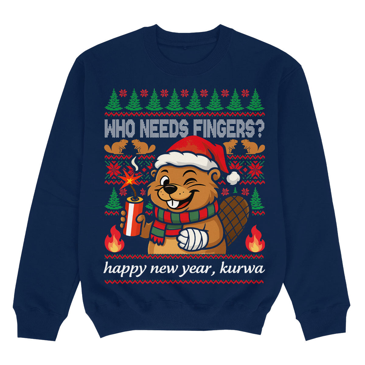 WHO NEEDS FINGERS - Premium Sweater