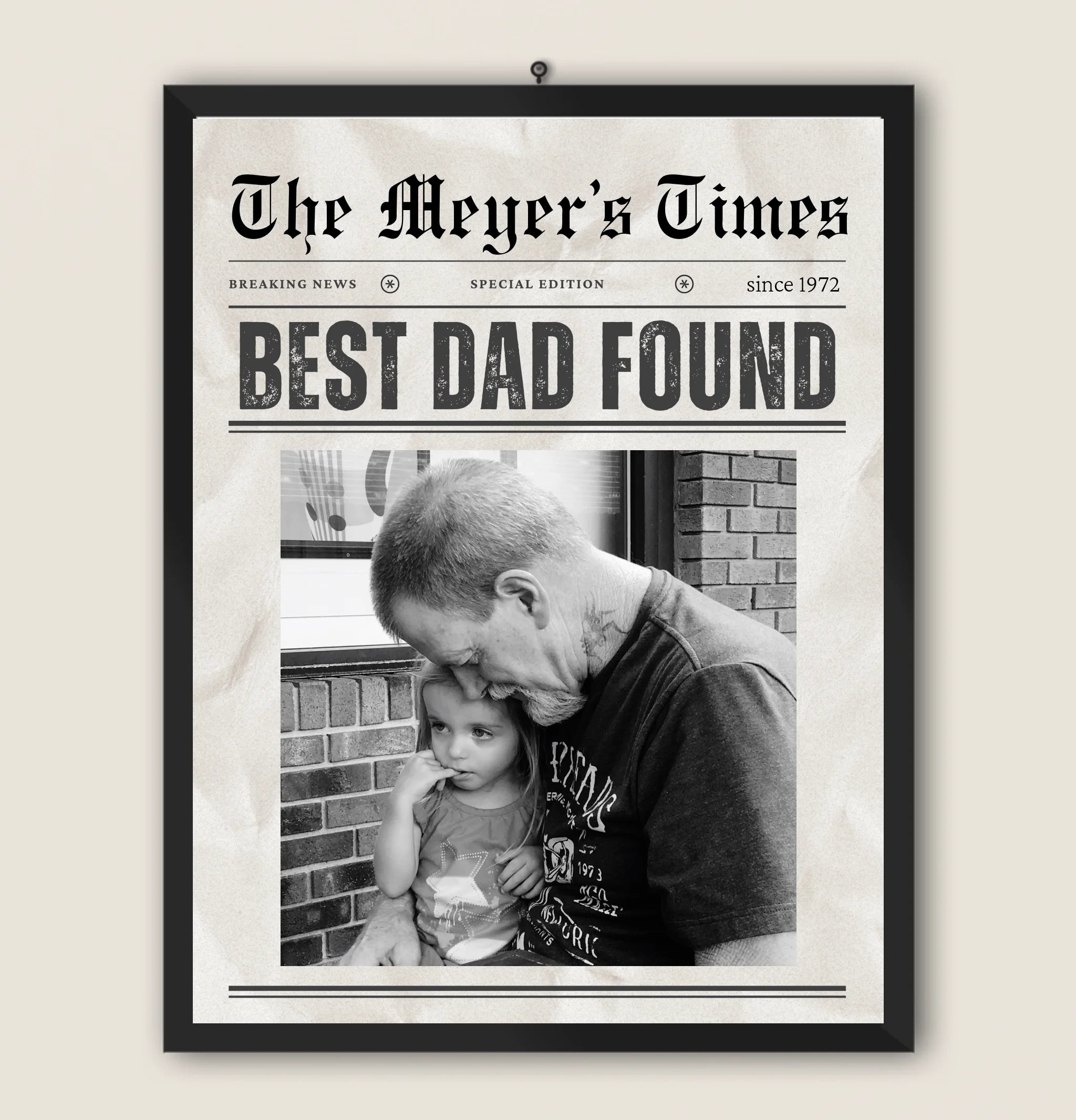 BEST DAD - Customizable Poster