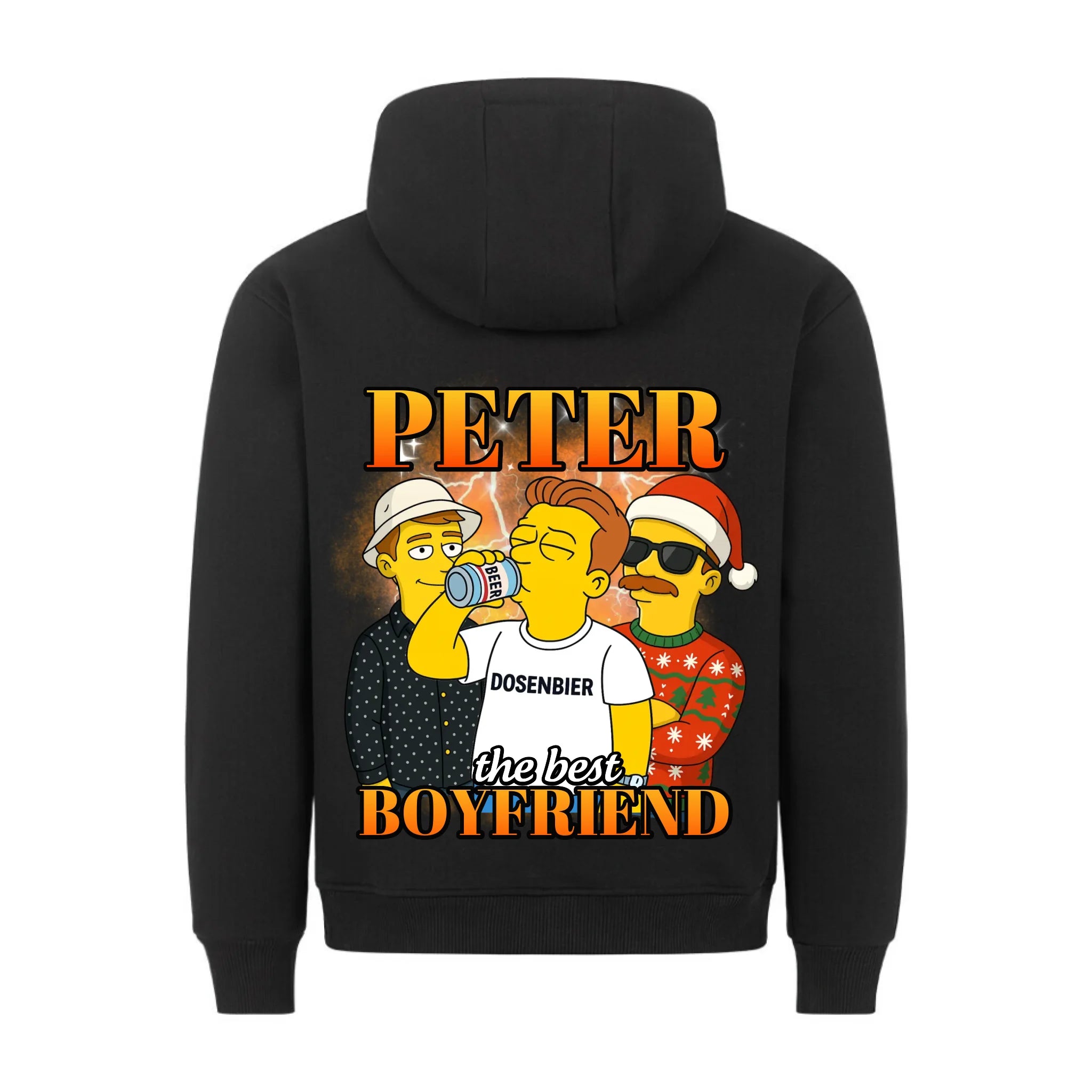 BOYFRIEND VINTAGE COMIC - Personalisierbarer Hoodie