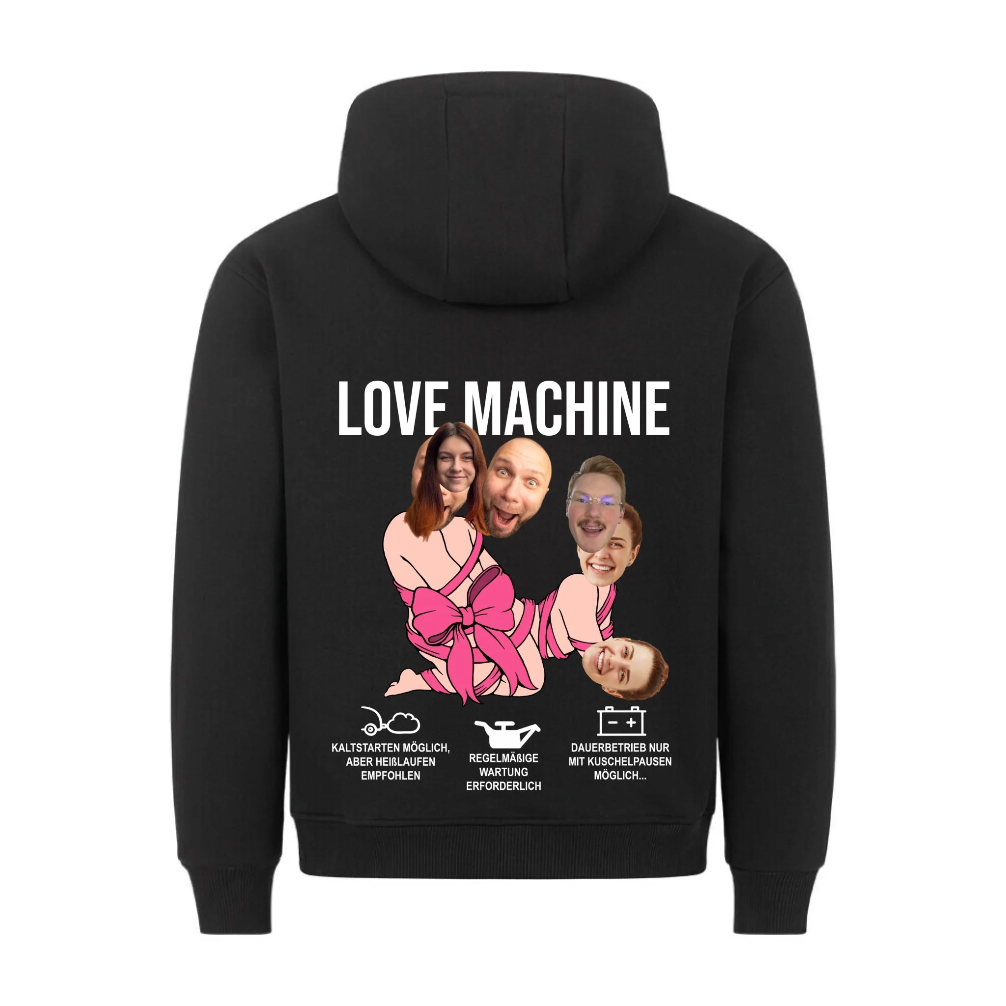 LOVE MACHINE - Sweat à capuche personnalisable