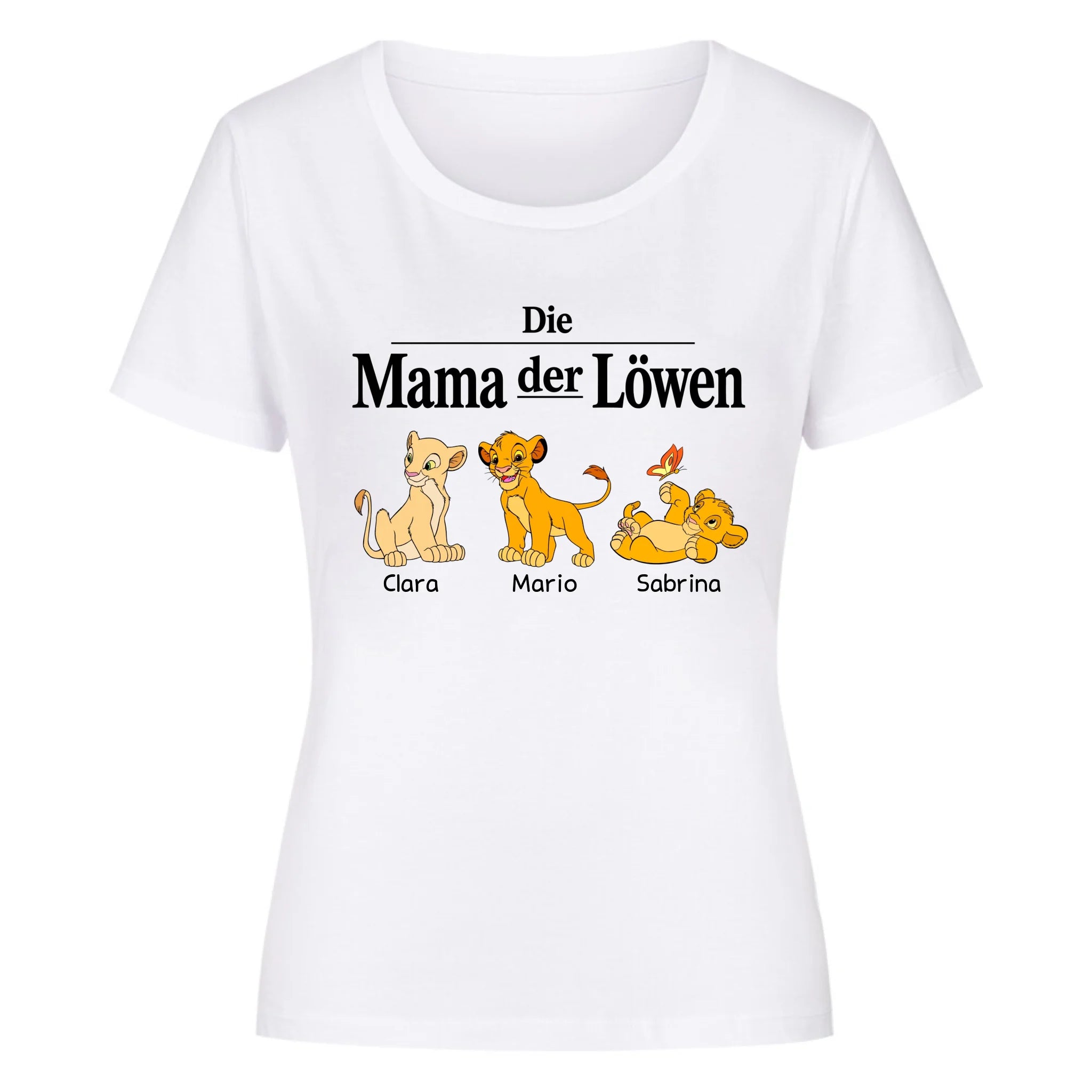 MAMA DER LÖWEN - Personalisierbares T-Shirt