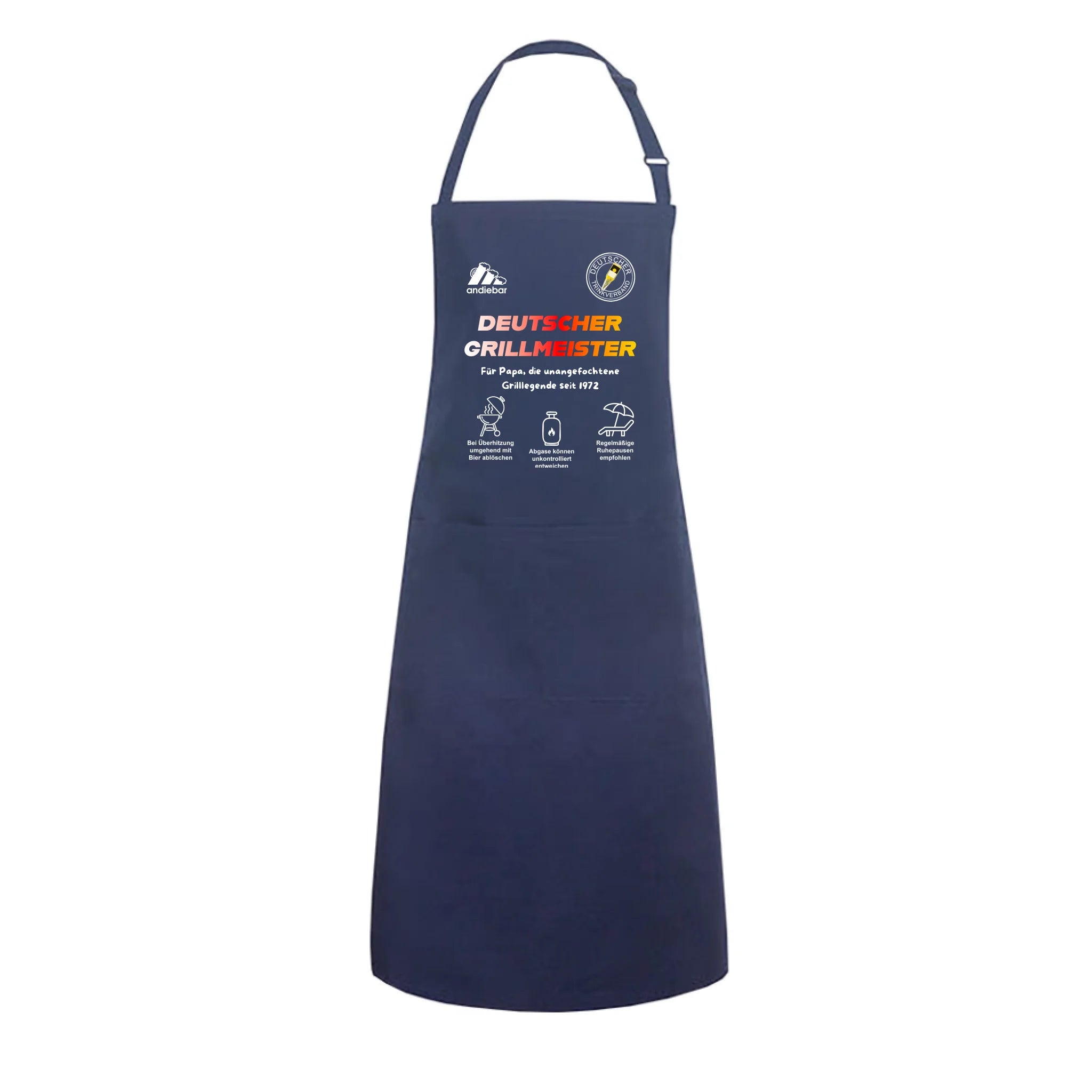 DEUTSCHER GRILLMEISTER - Personalisierbare Grillschürze