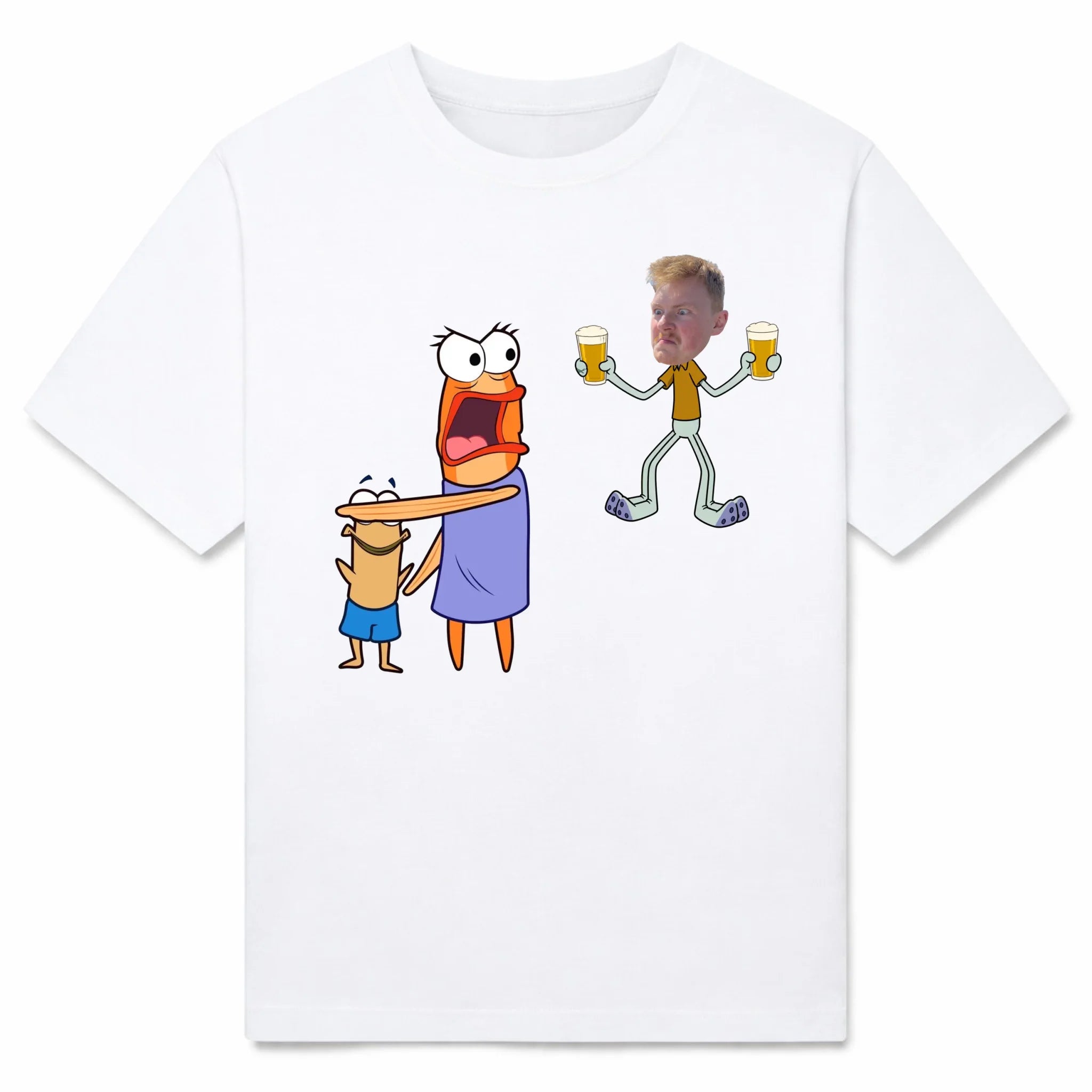 shirt white front