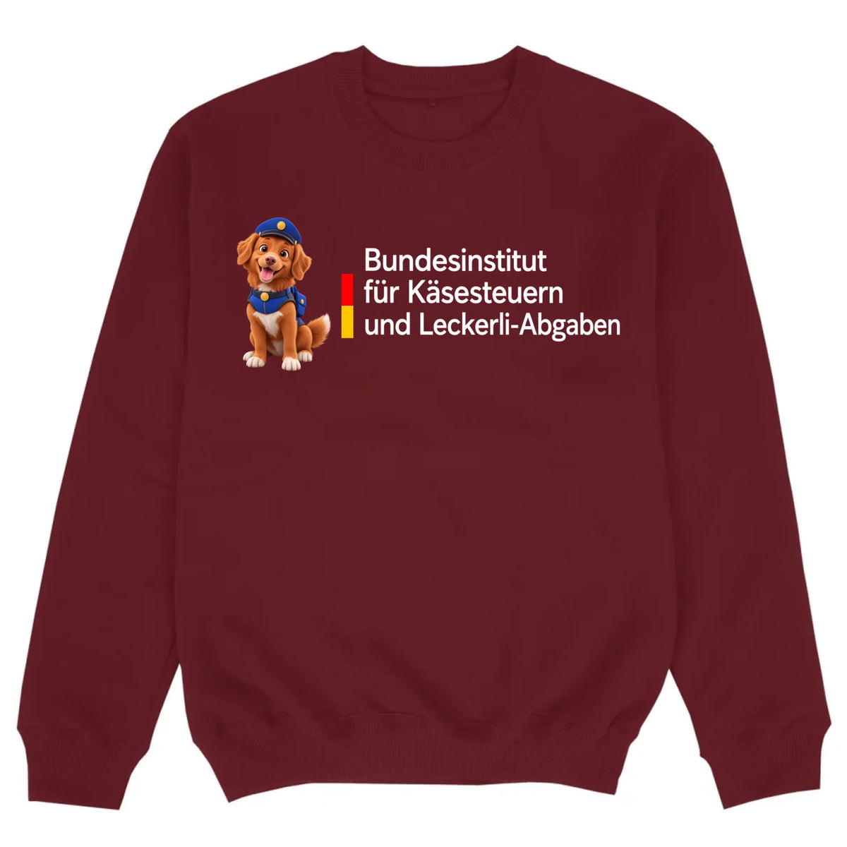 mockup sweater burgund