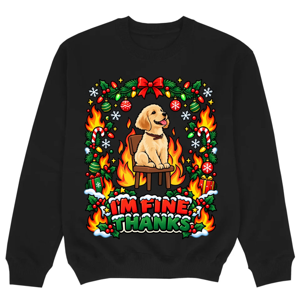 mockup sweater black