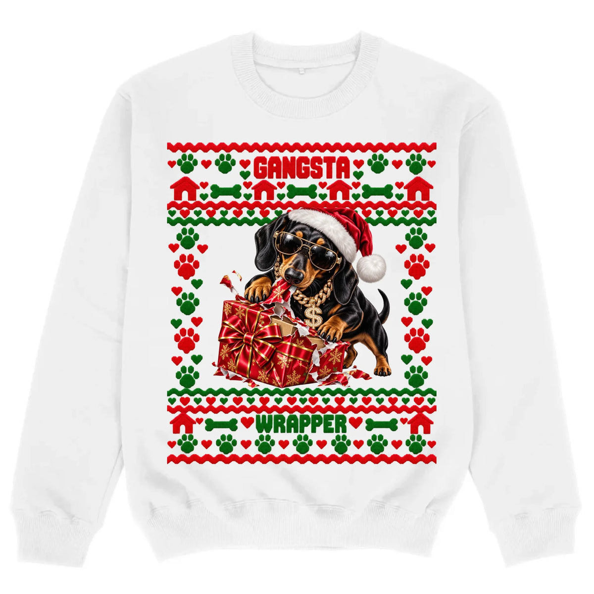 mockup sweater white