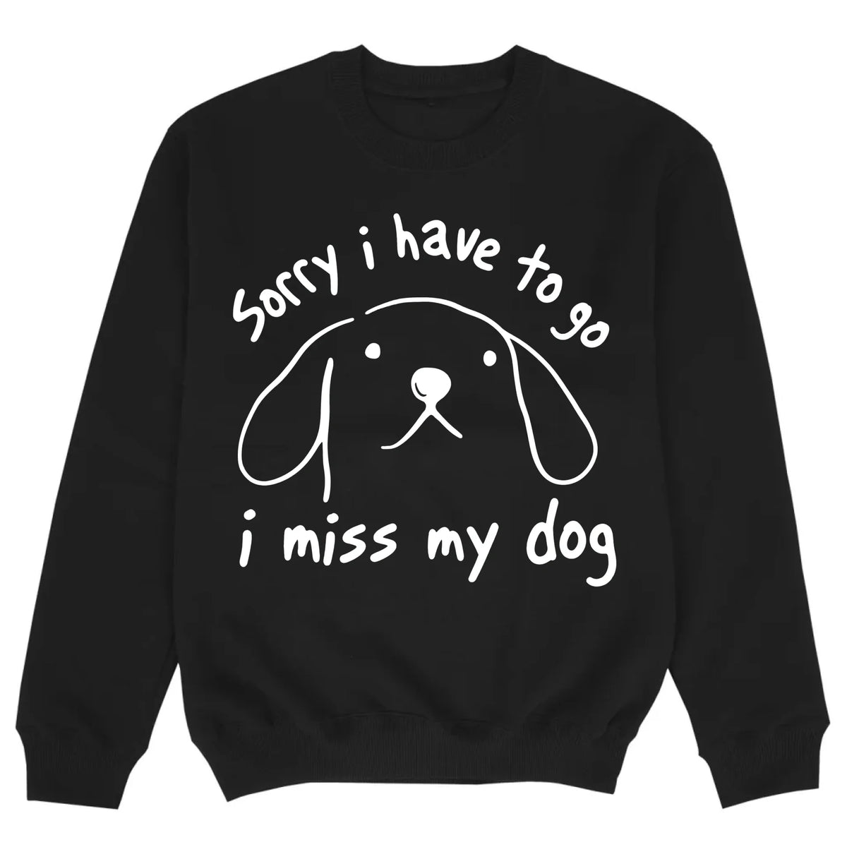 mockup sweater black