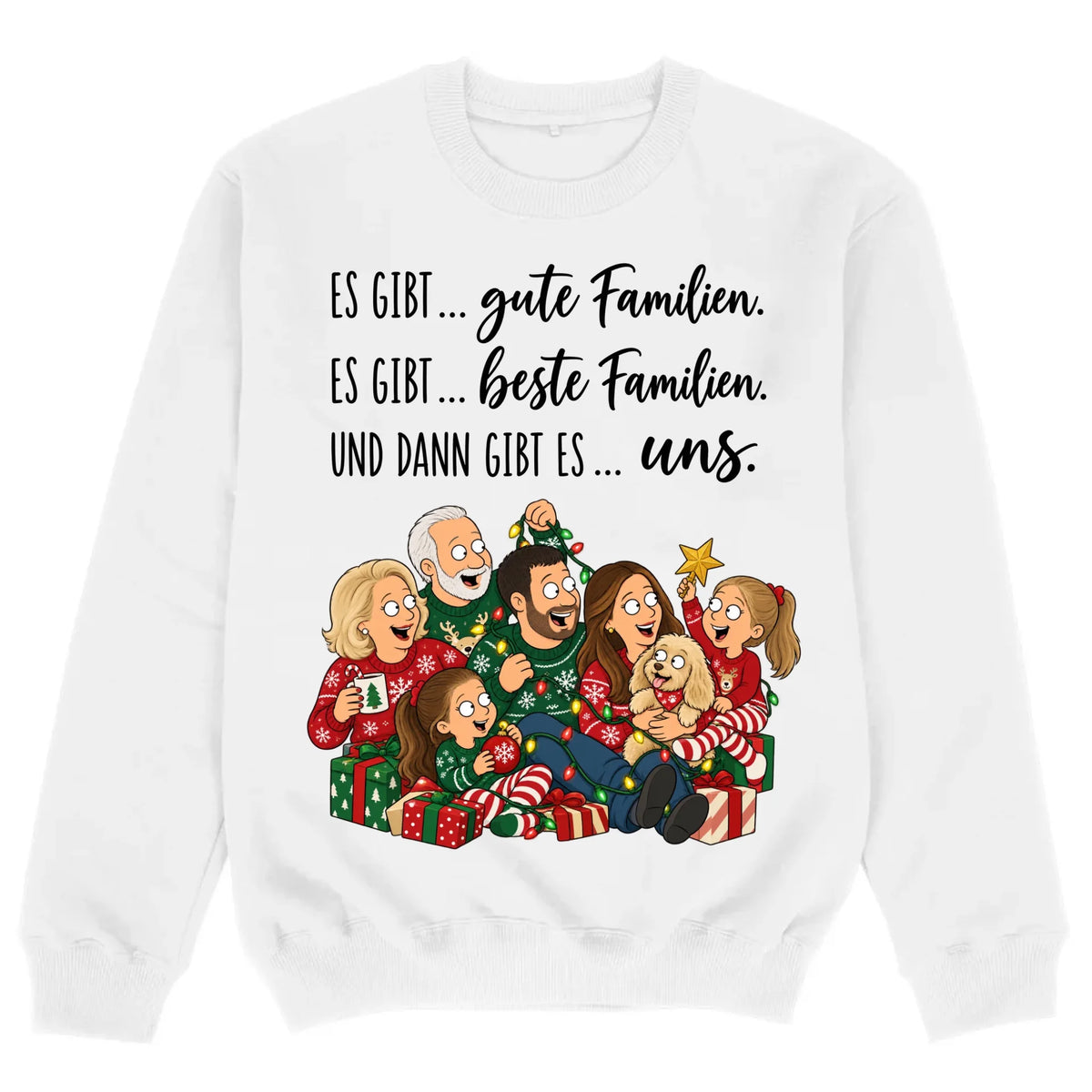 mockup sweater white
