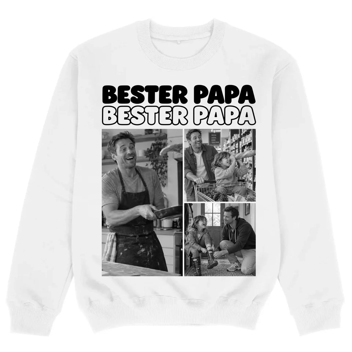 mockup sweater white