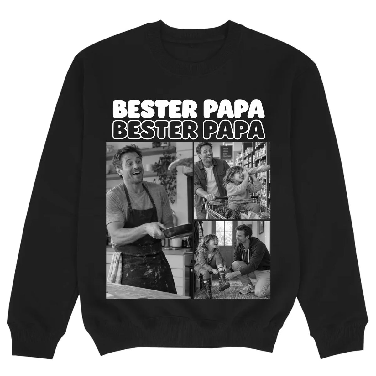 mockup sweater black