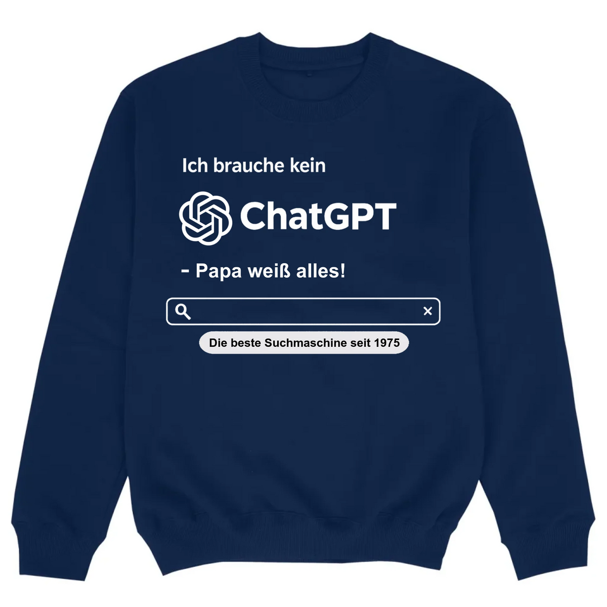 mockup sweater navy