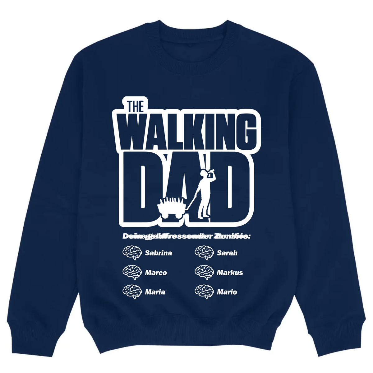 mockup sweater navy