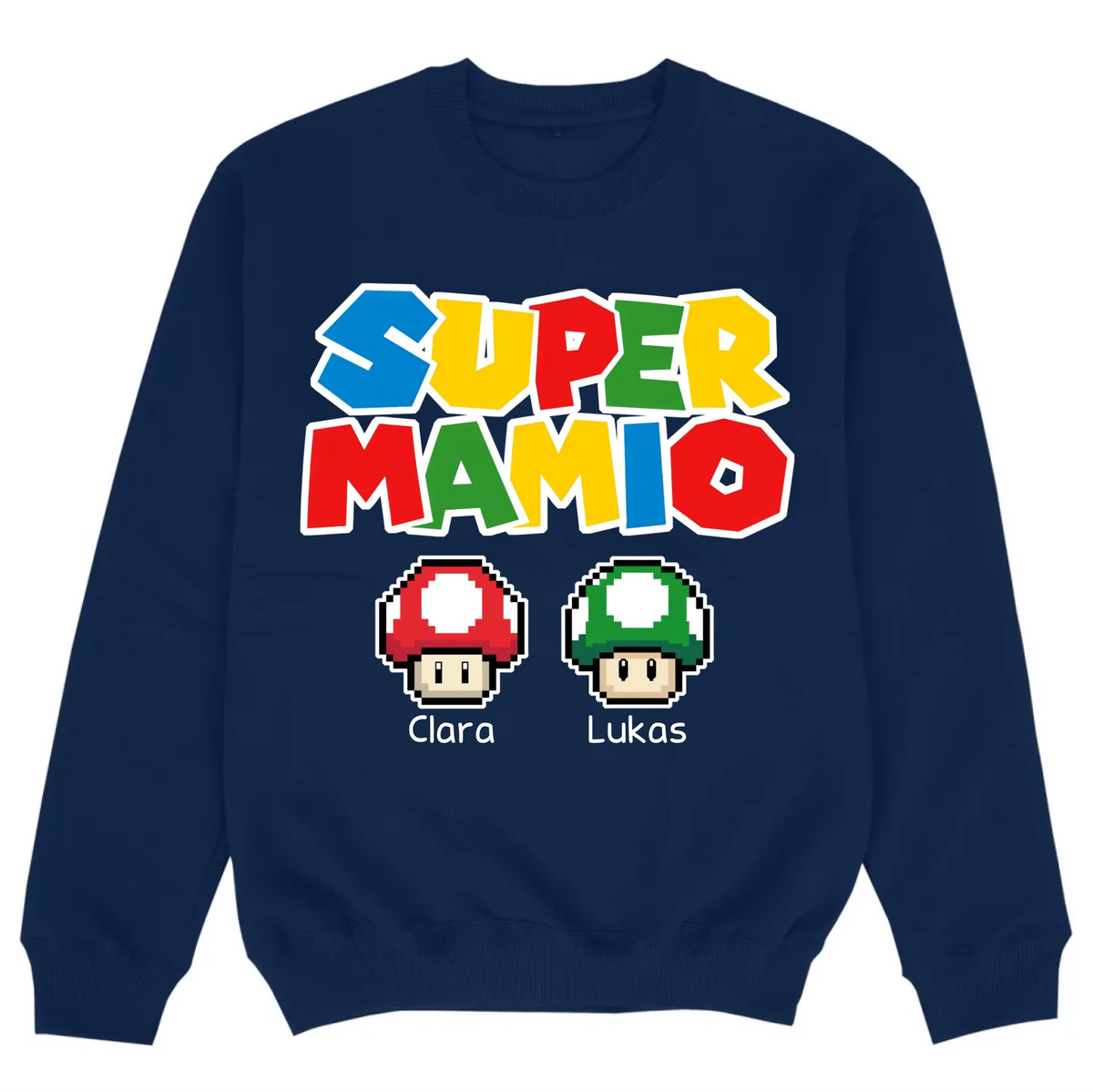 mockup sweater navy
