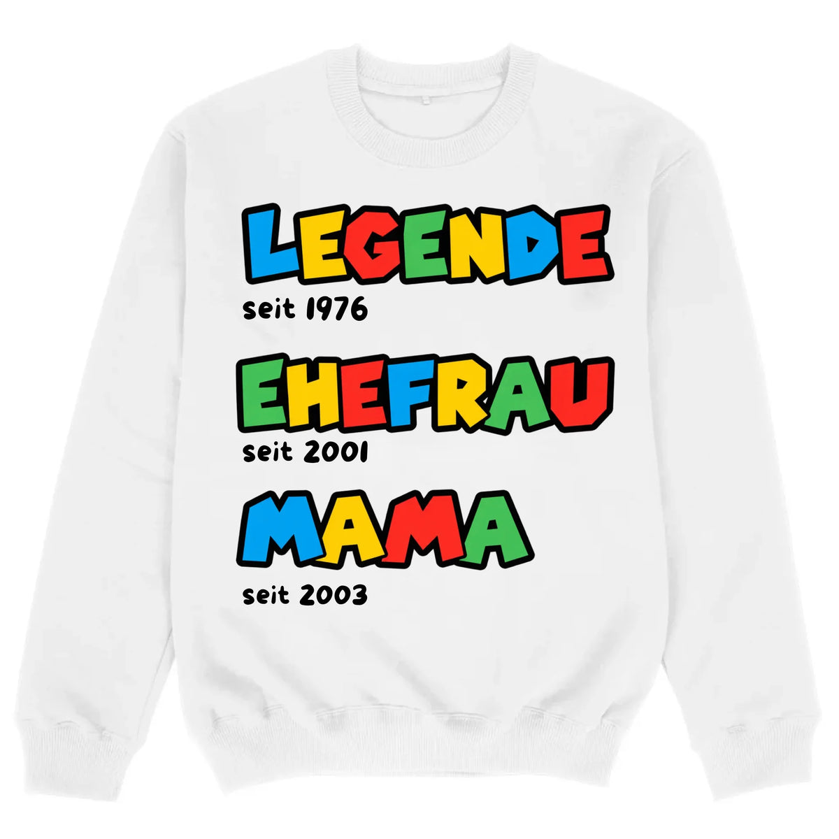 mockup sweater white
