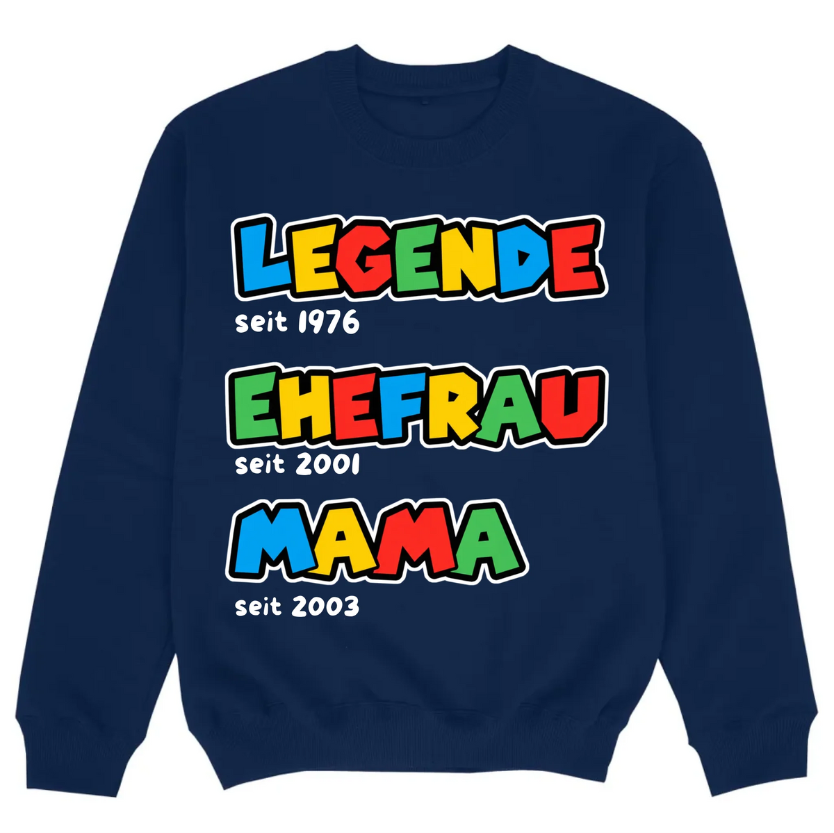 mockup sweater navy