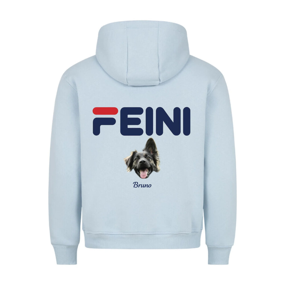 FEINI FOTO - Personalisierbarer Hoodie Backprint