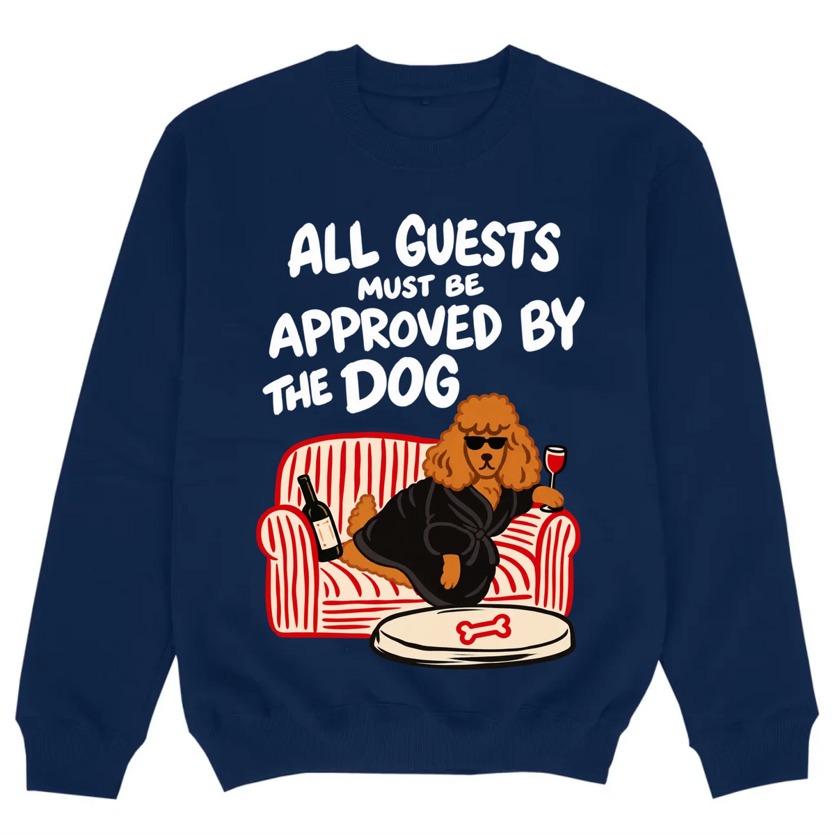 mockup sweater navy