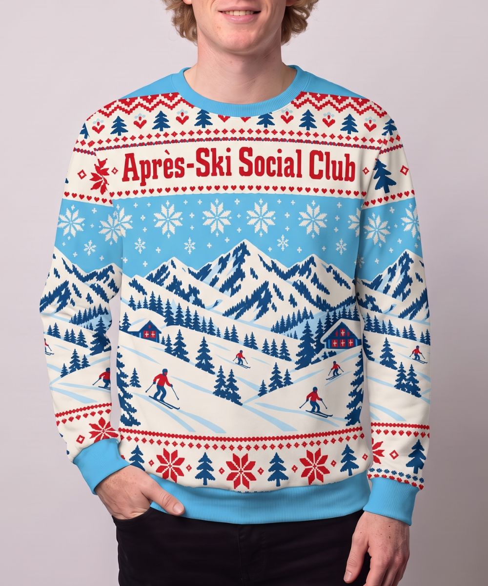 APRES SKI SOCIAL CLUB - Jersey Navideño Signature