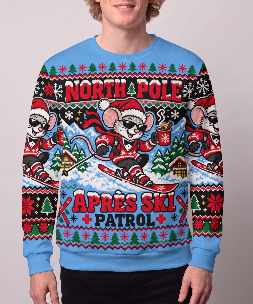 NORTH POLE APRES SKI PATROL - Signature Kersttrui