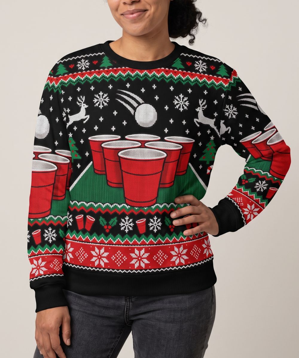 BEERPONG - Pull de Noël Signature