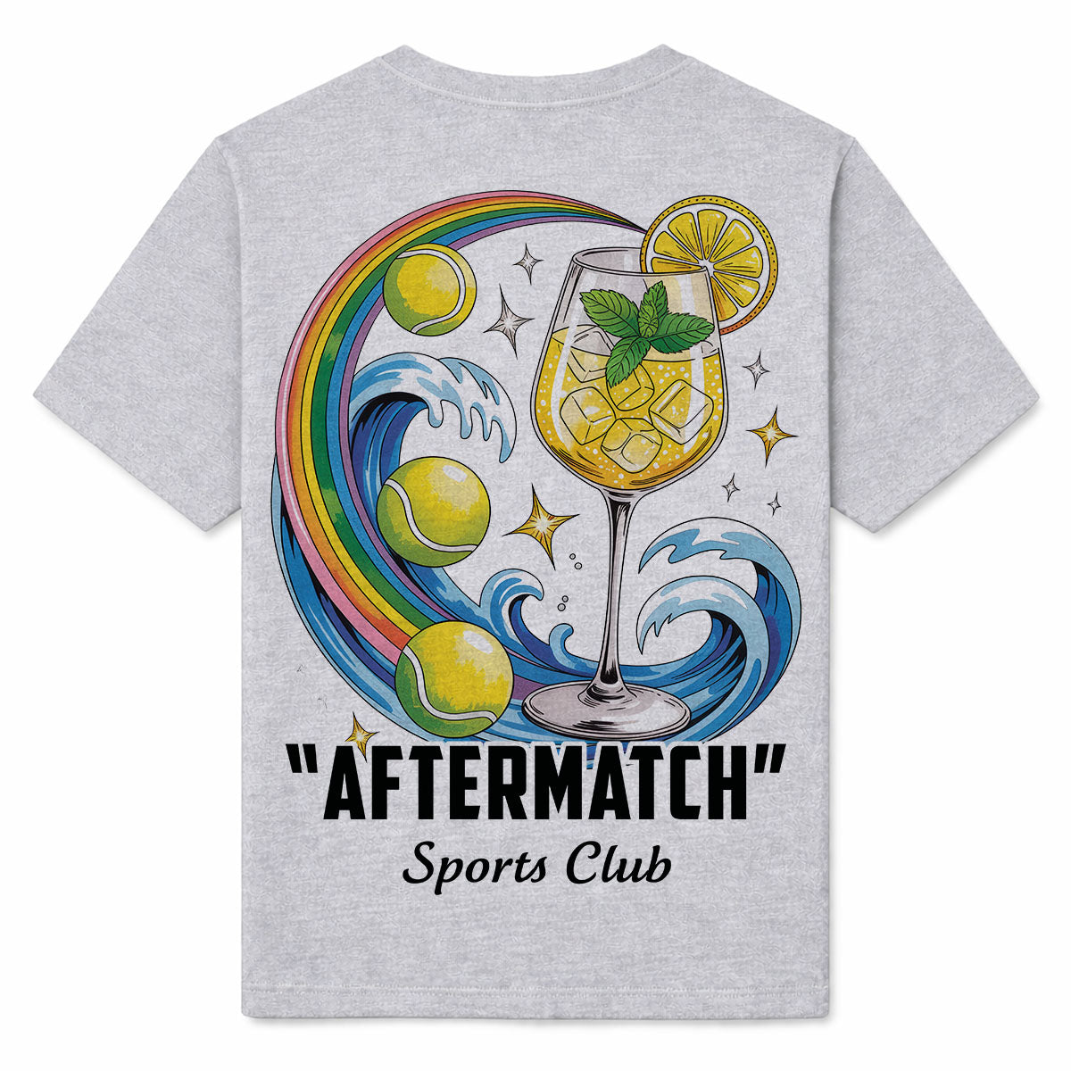 AFTERMATCH SPORTS CLUB - Premium T-Shirt Backprint