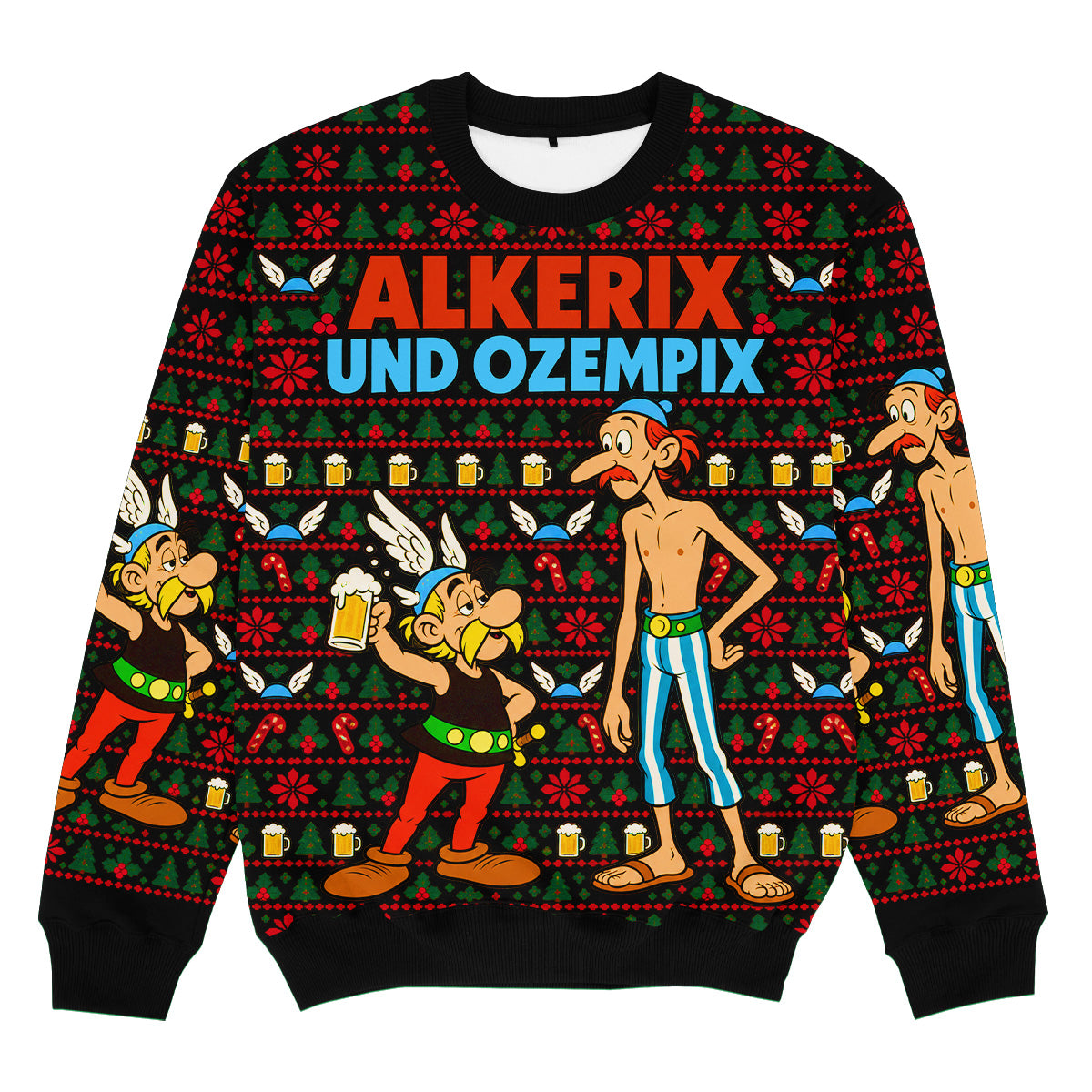 ALKERIX UND OZEMPIX - Pull de Noël Signature