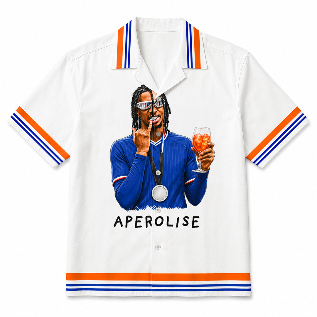 APEROLISE - Chemise hawaïenne haut de gamme