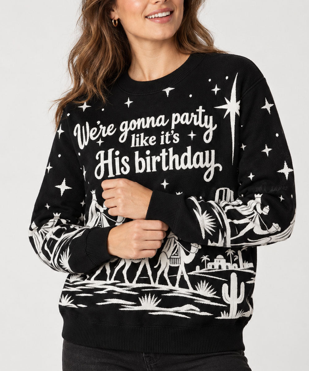 WE'RE GONNA PARTY - Signature Christmas Sweater