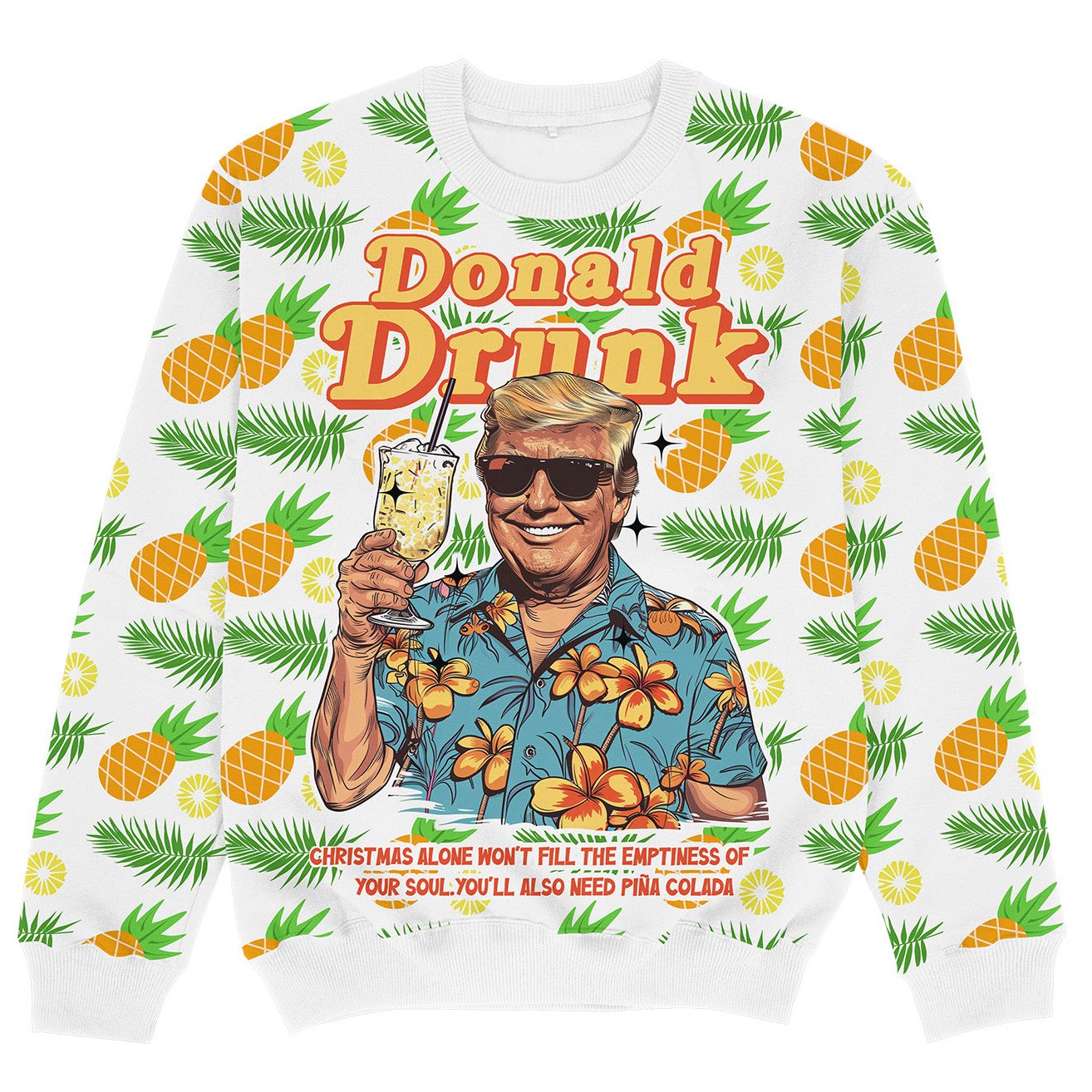 DONALD DRUNK - Christmas Ugly Sweater