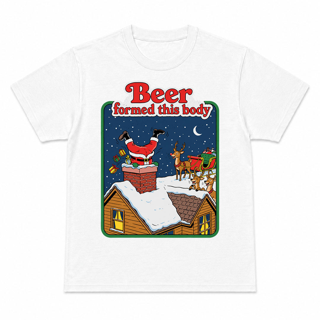 BEER FORMED THIS BODY - Camiseta Navideña