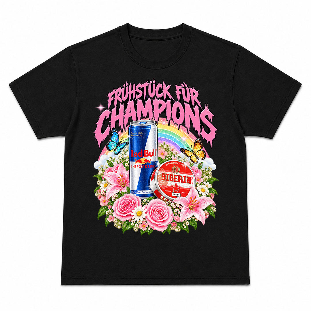 FRÜHSTÜCK FÜR CHAMPIONS - Premium T-Shirt Unisex