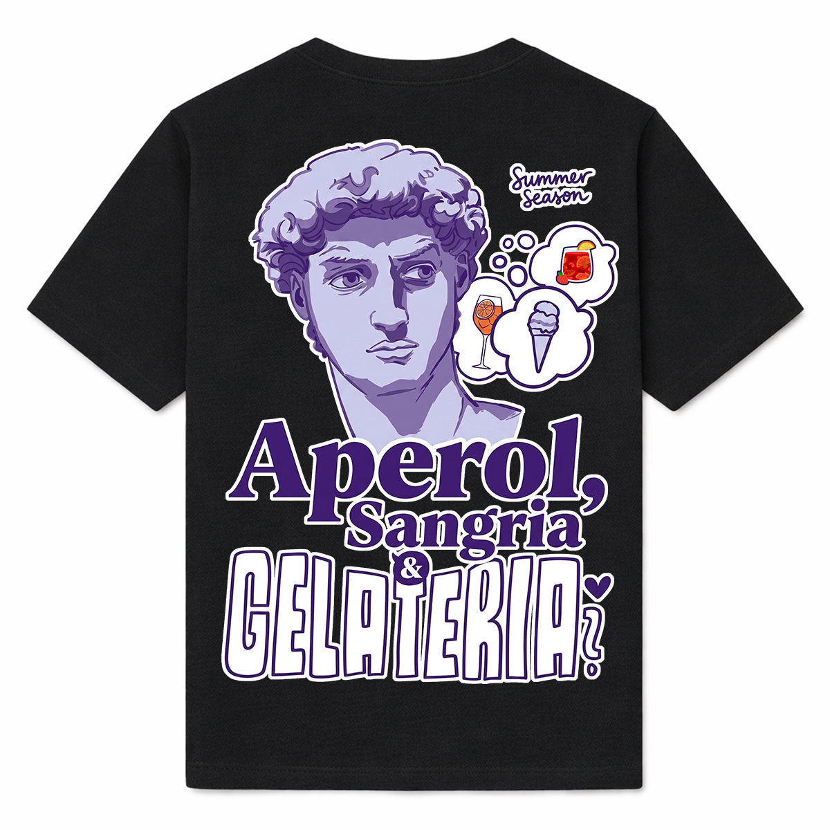 GELATERIA - Premium T-Shirt Backprint